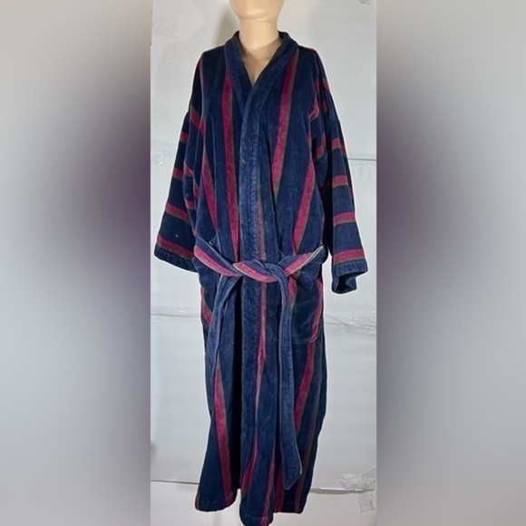 STANFORD RED AND BLUE ROBE UNISEX ONE SIZE - Picture 1 of 4
